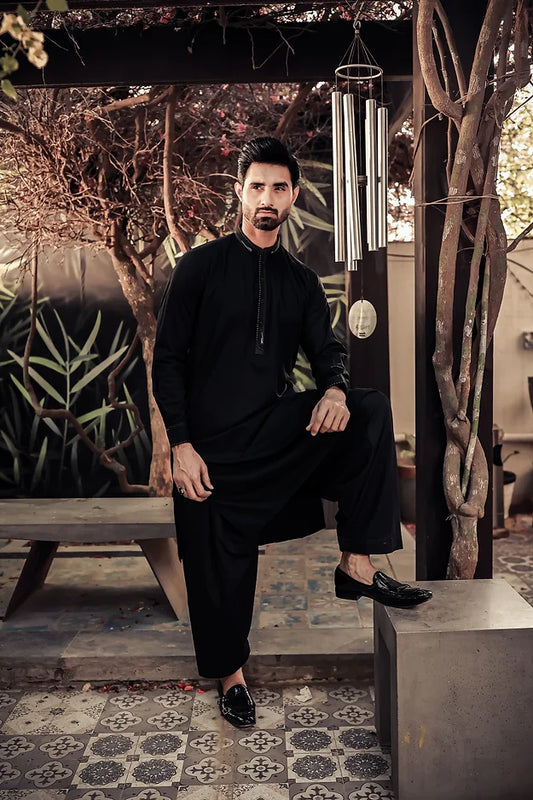 Black Kurta Shalwar - 02