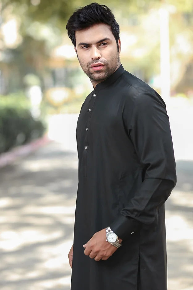 Black Kurta Shalwar - 01