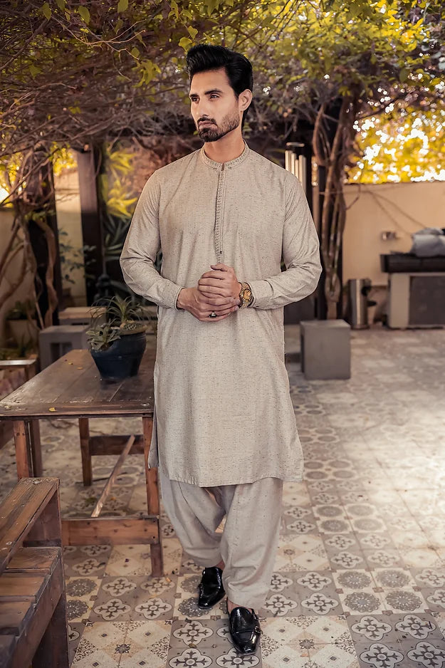 Golden Glow Kurta Shalwar - 02