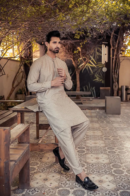 Golden Glow Kurta Shalwar - 02