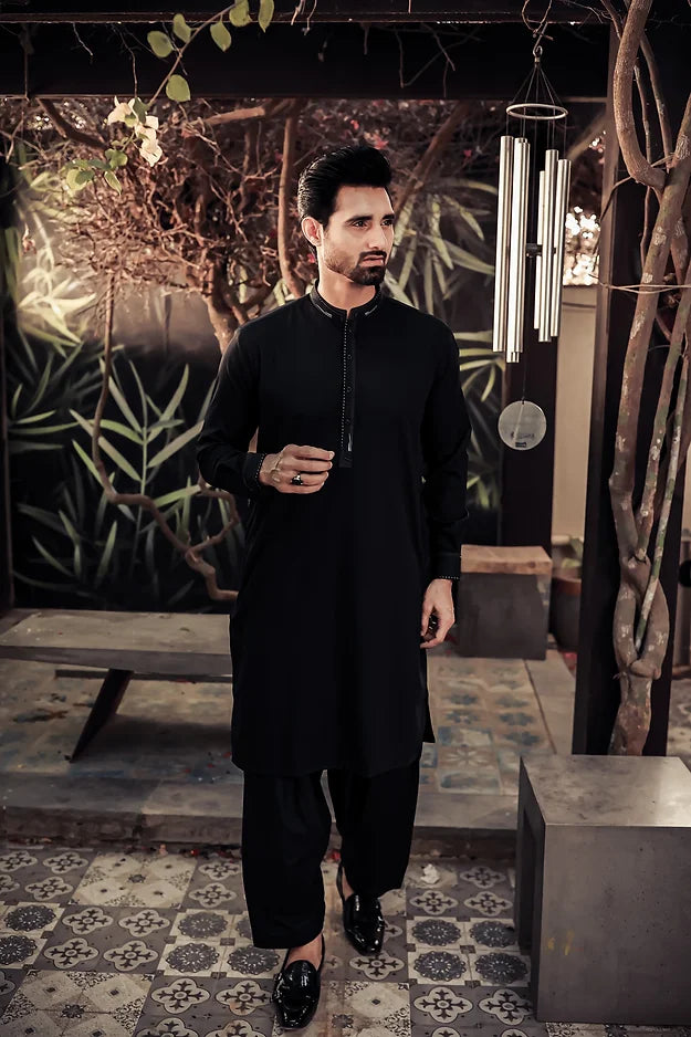 Black Kurta Shalwar - 02