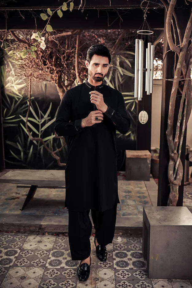 Black Kurta Shalwar - 02