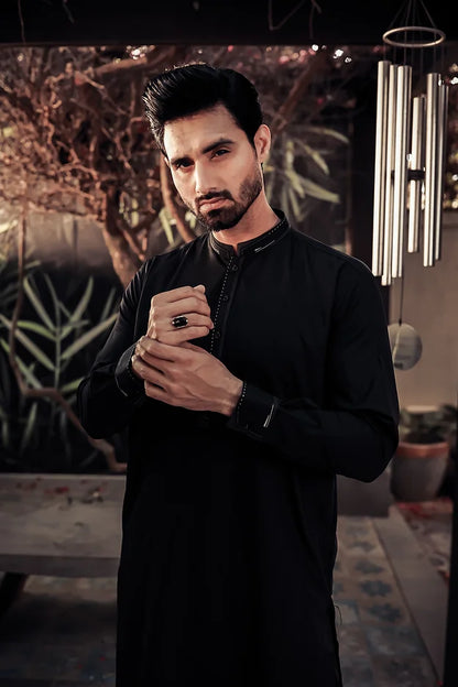 Black Kurta Shalwar - 02