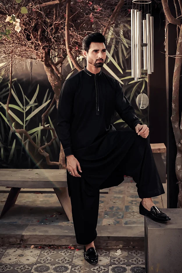 Black Kurta Shalwar - 02