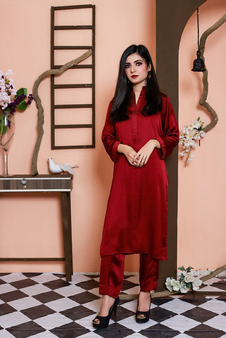 Ruby Velvet Shalwar Kameez