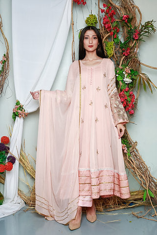 Pink Anarkali Suit