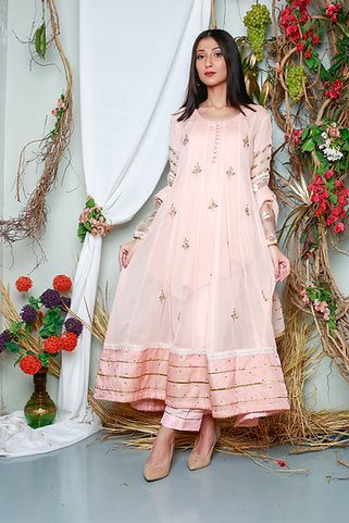 Pink Anarkali Suit