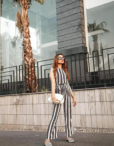 Elegant Striped Sundress