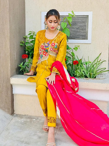 Vivid Desi Bridal Dress